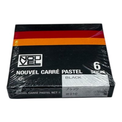 สีชอล์คซากุระ#Nouvelเกรยองชาร์โคลสีดำ(6แท่ง/กล่อง)
