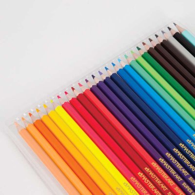 สีไม้ยาวมาสเตอร์อาร์ต#พรี่เมี่ยมเกรด24สี