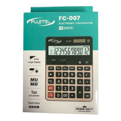 เครื่องคิดเลขฟูจิเทล#FC007-12หลัก