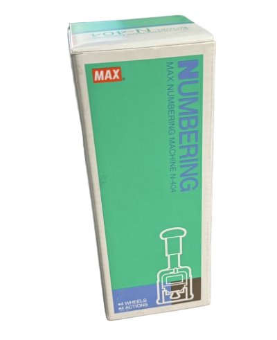 เครื่องตีเบอร์แม็กซ์#N-404จำนวน4หลัก