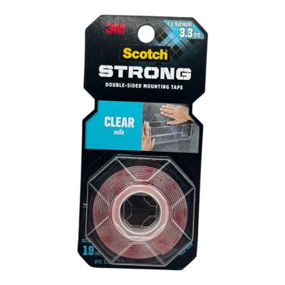 เทปกาว2หน้าใสแรงยึดสูงสก็อต#4010ขนาด19มมx1.5เมตร(รับ นน.3.3กก)