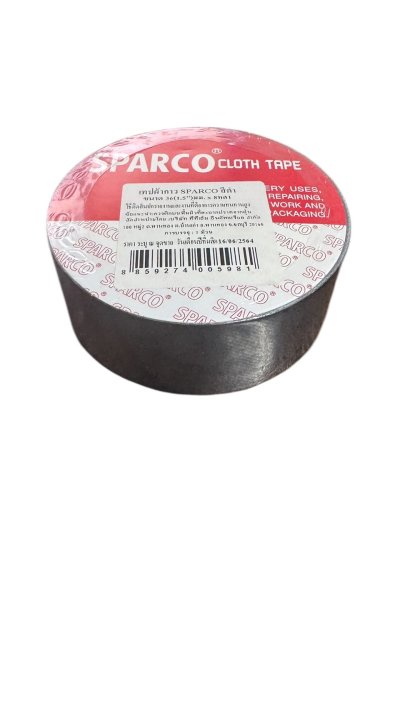 เทปผ้าสปาโก้#1.5นิ้วx8หลาคละสี