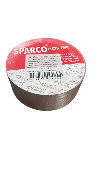 เทปผ้าสปาโก้#1.5นิ้วx8หลาคละสี