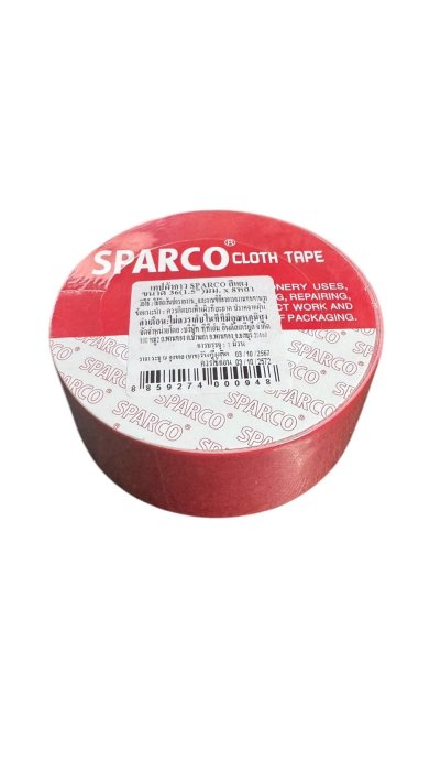 เทปผ้าสปาโก้#1.5นิ้วx8หลาคละสี