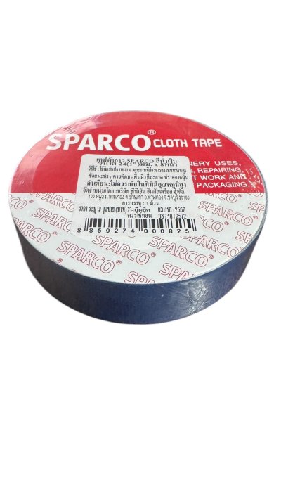 เทปผ้าสปาโก้#1นิ้วx8หลาคละสี