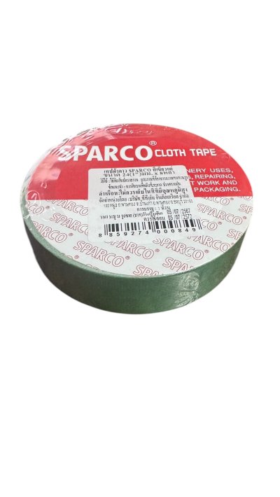 เทปผ้าสปาโก้#1นิ้วx8หลาคละสี