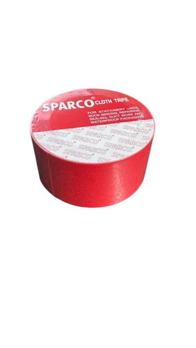 เทปผ้าสปาโก้#2นิ้วx8หลาคละสี