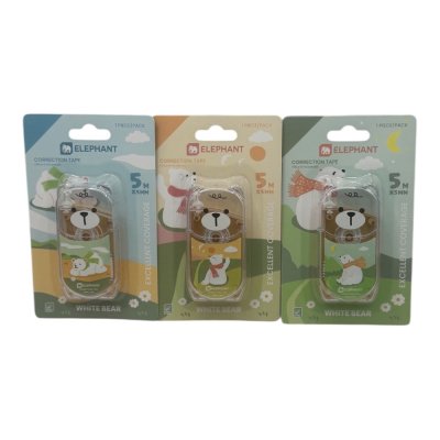 เทปลบคำผิดช้าง#ไวท์แบร์(5มมx5เมตร)