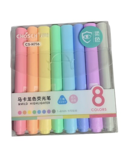 ปากกาเน้นข้อความ#CS-H716ชุด8สี พาสเทล