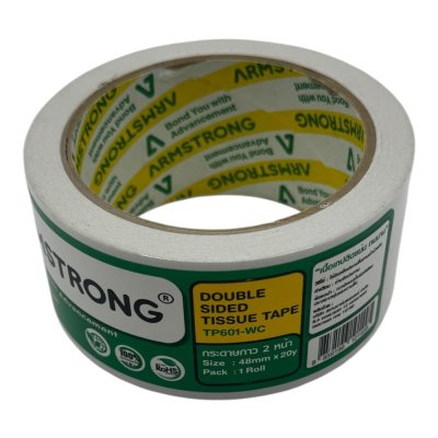 เยื่อเทปกาวสองหน้าอาร์มสตรองค์#2นิ้ว(48มม)x20หลา