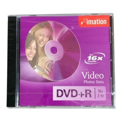 แผ่นDVD+R Imation#4.7Gb/120Min16Xพร้อมกล่อง