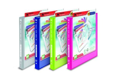 แฟ้มโชว์เอกสารช้าง#721V/A4คละสี(เติมไส้ไม่ได้)20ซอง/เล่ม
