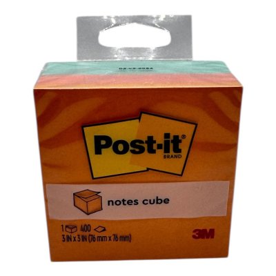 กระดาษโน้ตโพสต์อิท#2059-AQขนาด3x3นิ้วคละสี(400แผ่น)