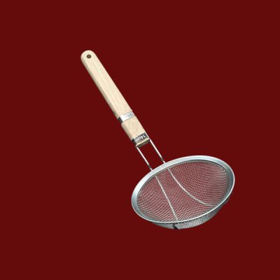 กระชอนด้ามไม้ตาห่าง 6″ 14 C