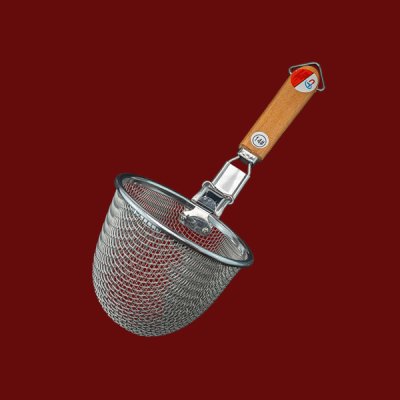 ตะกร้อไม้แบนสั้น 14cm