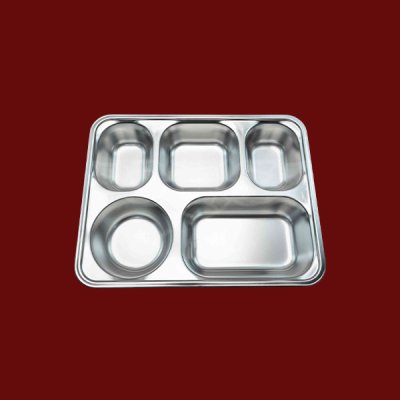 ถาดหลุม 5 ช่องเหลี่ยม+ฝา