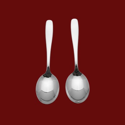 ช้อนหางตรงเงิน