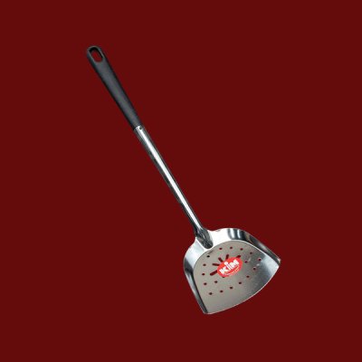 ตะหลิวดำคิม 4นิ้ว /เจาะ