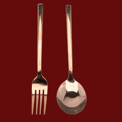 ช้อนส้อม ทองแดง