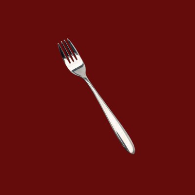 ส้อมกาแฟสูญกลม#4