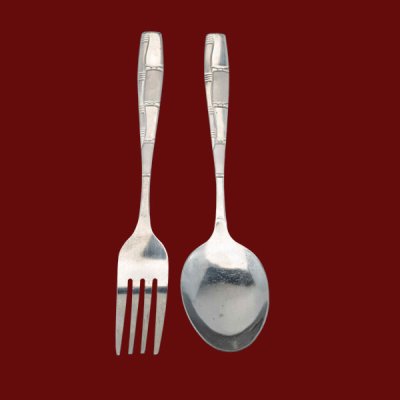 ช้อนส้อมลายอ้อยเงิน19