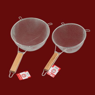 กระชอนก้นลึกด้ามไม้ 21 C