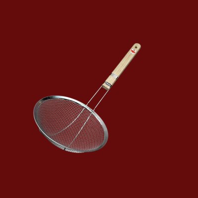 ตะแกรงถัก ด้ามไม้ 6 นิ้ว 20 ซม