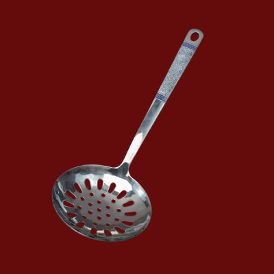 กระบวยเจาะลายเทา