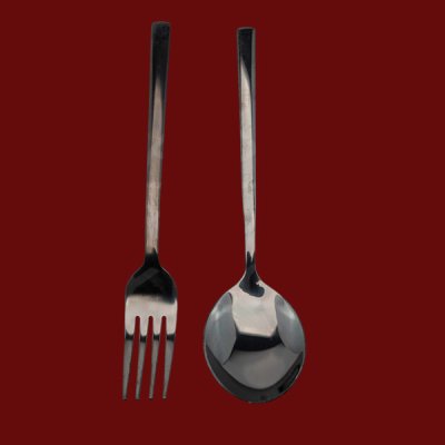 ช้อนส้อม เกาหลีดำ