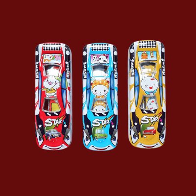 กล่องดินสอเหล็ก รูปรถ