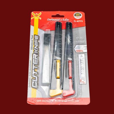 คัตเตอร์ 1×2+ใบ 4772