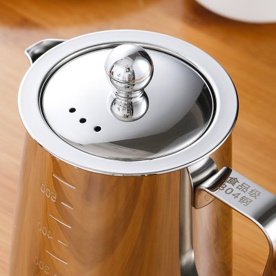 กาชาสแตนเลส กาชา กากาแฟ สแตนเลส 304 มีขนาด 350ml/600ml/900ml