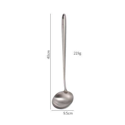 ตะหลิว ตะหลิวเชล กระบวย กระชอน ทัพพี กระบวยตักเส้น อุปกรณ์เครื่องครัว ชุดทำกับข้าว ด้ามจับสูญญากาศ ไม่ร้อนมือ ทำจากสแตนเลส 304 ด้ามเพิ่มความยาว