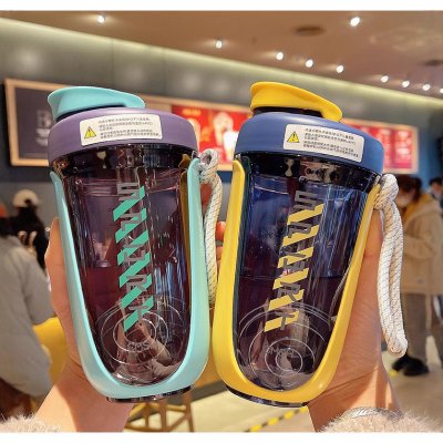 เช็คเกอร์ ขวดน้ำ ขวดเช็คโปรตีน ทำจากวัสดุ Tritan ปลอดภัยกับสุขภาพ พร้อมลูกบอลสแตนเลส 304 ขนาด 590ml คุณภาพดี ใช้ทน