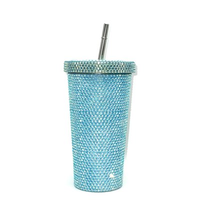 ขวดน้ำเก็บความร้อน เก็บความเย็น ขวดน้ำสูญญากาศ ทำจากสแตนเลส 304 เก็บความร้อนเย็นได้นาน ติดเพชรรอบด้าน คุณภาพดี