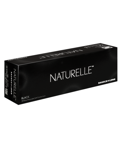 Bausch&Lomb บอชแอนด์ลอมบ์ Naturelle สี Black ดำ คอนแทคเลนส์สี รายวัน