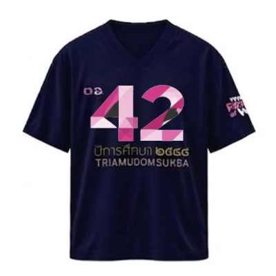 เสื้อยืดรุ่น ต.อ. (คอวี) รุ่น 40-44