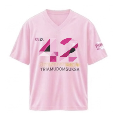 เสื้อยืดรุ่น ต.อ. (คอวี) รุ่น 40-44