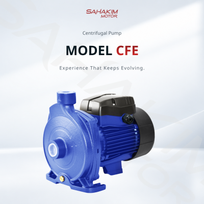 ปั๊มน้ำหอยโข่ง STAC รุ่น CFE Series ใบพัด Noryl กราฟสมรรถนะและขนาดมิติ | สหคิมมอเตอร์