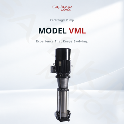 ปั๊มน้ำทั่วไป (Vertical Multistage Pump) รุ่น VML - สหคิมมอเตอร์