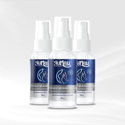 [โปร 2 แถม 1] Junhom Sport Cool Foot Spray (Ice Field) จันหอม ฟุต สเปรย์ สปอร์ต คูล (กลิ่นไอซ์ฟิลด์)