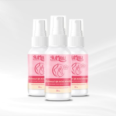 [โปร 2 แถม 1] Junhom Sport Cool Foot Spray (Sakura) จันหอม ฟุต สเปรย์ ฟลอรัล (กลิ่นซากุระ)