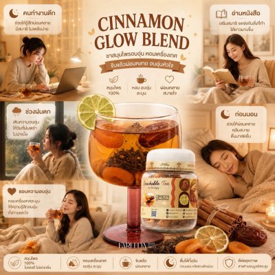 SNACKABLE TEA Cinnamon Glow Blend