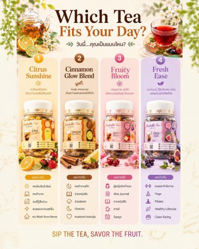 SNACKABLE TEA Citrus Sunshine