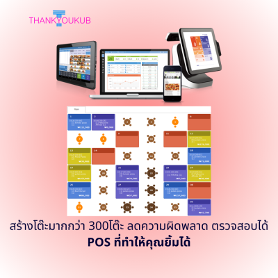 POS Solutions เครื่องมือแก้ปัญหาร้านเหล้าบาร์ (รายปี)