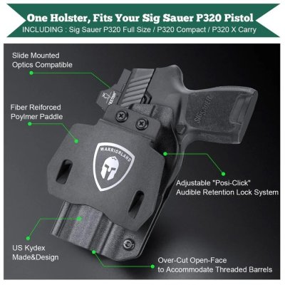 ซองพกนอก KYDEX P320 (Warriorland)