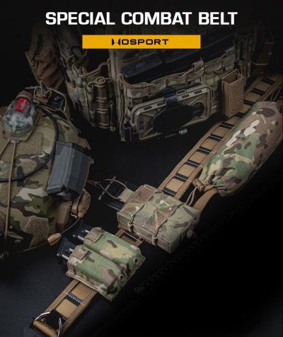 เข็มขัดสนาม Cobra 3 ชั้น ( WOSPORT ) Special Combat Belt