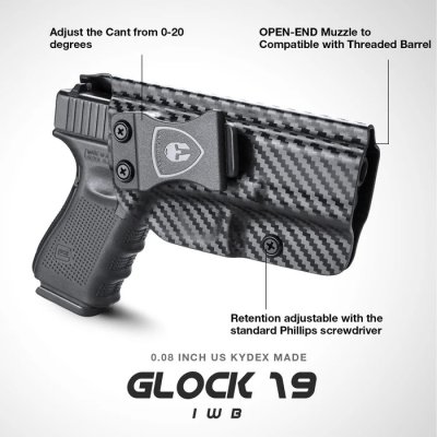 ซองพกใน Carbon Fiber Glock 19 (Warriorland)