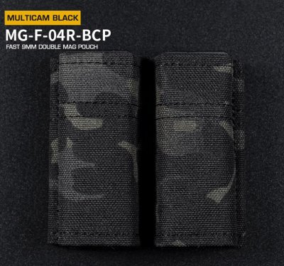 ซองแม็กกาซีนคู่ 9 mm. (Wosport) Fast 9 mm. Double Mag Pouch