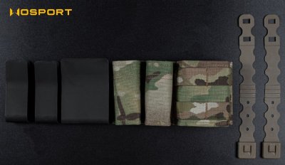 ซองแม็กกาซีน 2+1 ( Wosport ) FAST 9MM & 5.56 Double Mag Pouch